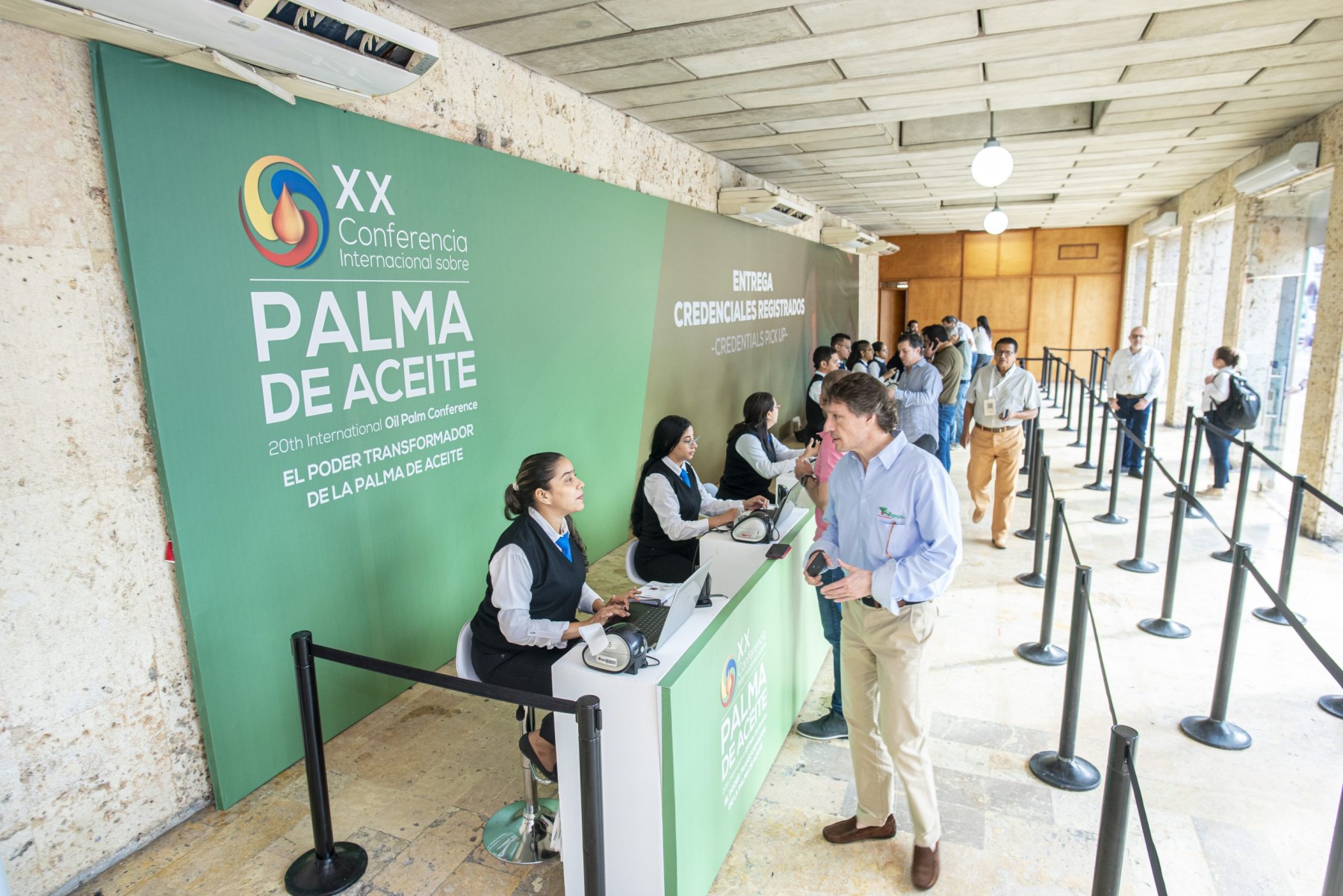 Registro Conferencia Internacional sobre la Palma de Aceite. Foto: Fedepalma