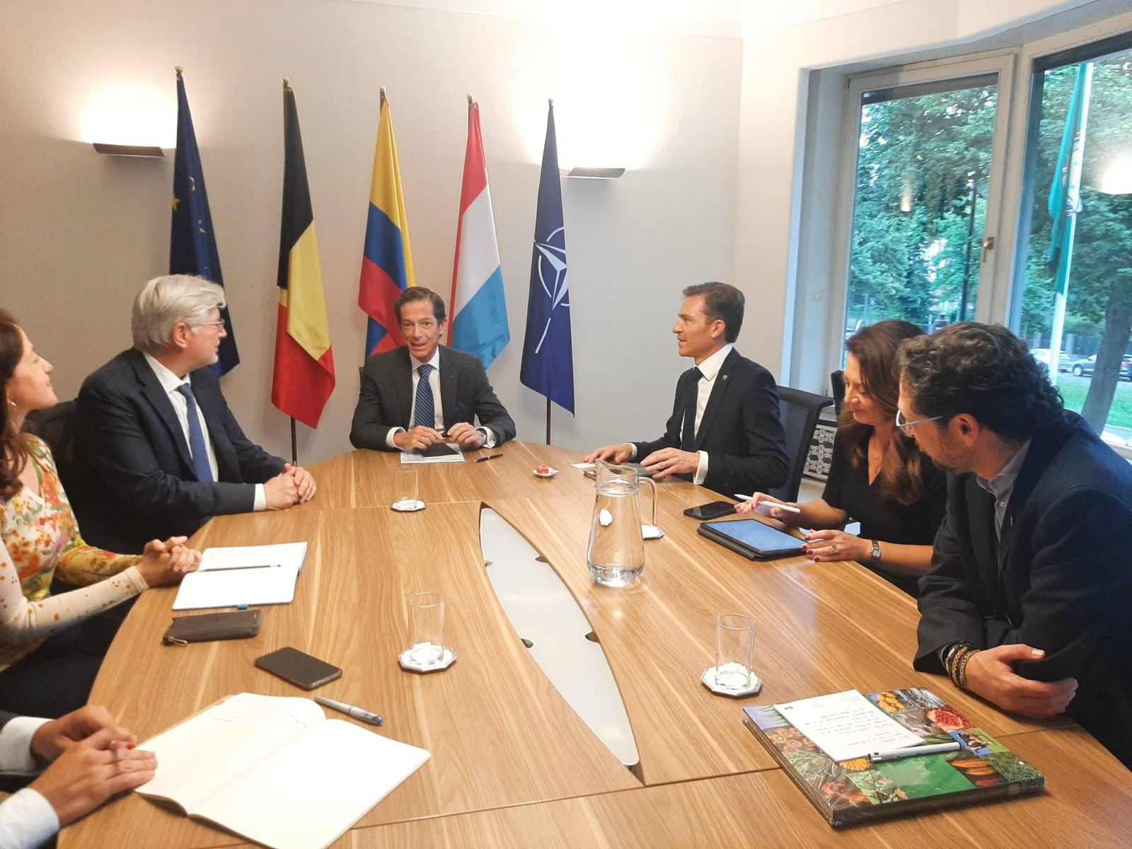 Reunión de Nicolás Pérez con el Embajador de Colombia en Bruselas