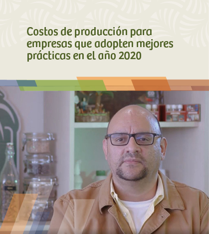 Costos de producción para empresas que adoptan mejores prácticas en el año 2020