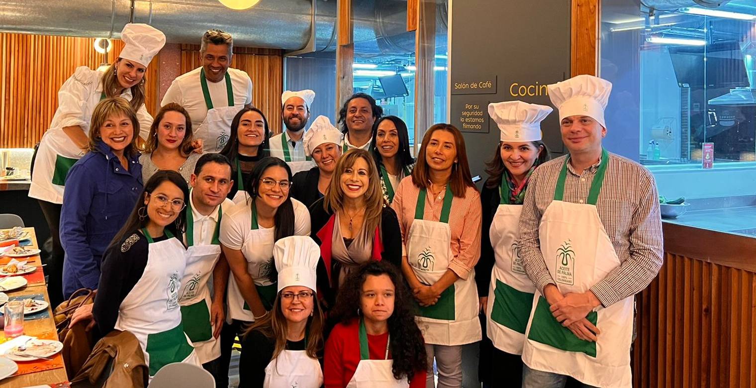 Cocina Gourmet con aceite de palma 100% colombiano reunió a líderes de opinión en torno a la Navidad