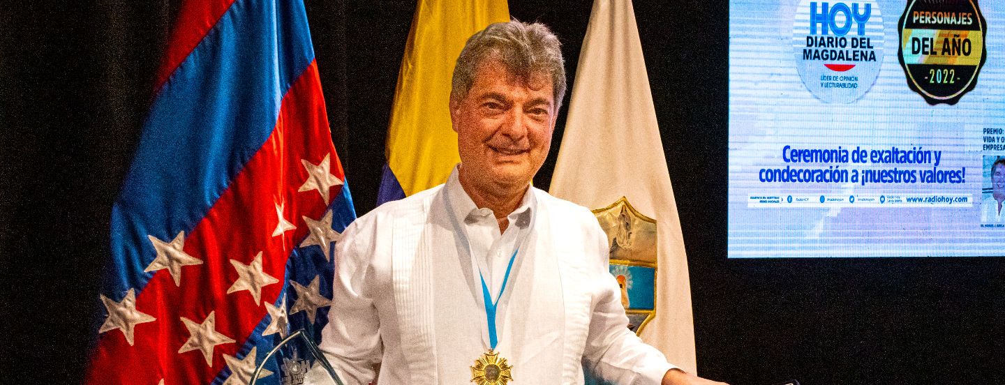 Julián Dávila Abondano, Presidente del Grupo Empresarial Daabon, recibió el premio Vida y Obra Empresarial