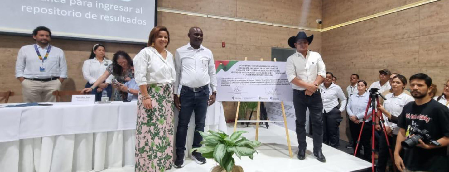 Fedepalma, Cenipalma y la Gobernación de Casanare firmaron el memorando de entendimiento que fortalecerá el sector palmero
